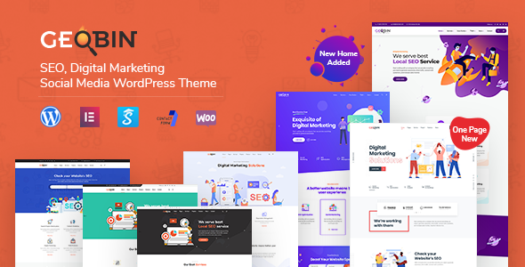 GeoBin v2.5 - Digital Marketing Agency, SEO WordPress Theme