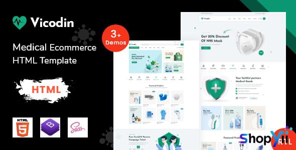 Vicodin v1.0 - Medical eCommerce HTML Template