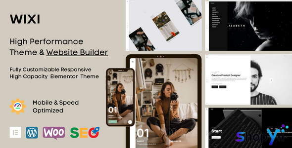 Wixi v1.1.0 - Personal Portfolio WordPress Theme