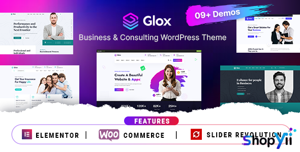 Glox v1.0.5 - Business & Consulting WordPress Theme