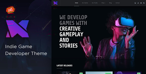 Xion v2.0 - Indie Game Developer Theme