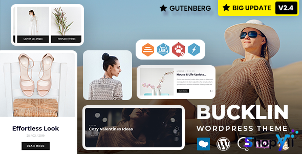 Bucklin v2.0 - Creative Personal Blog WordPress Theme