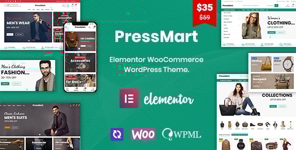 PressMart v1.1.0 - Modern Elementor WooCommerce WordPress Theme
