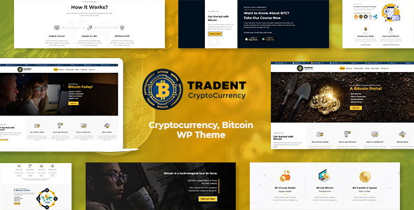 Tradent v1.8 - Bitcoin, Cryptocurrency Theme