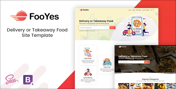 FooYes v1.0 - Delivery or Takeaway Food Site Template