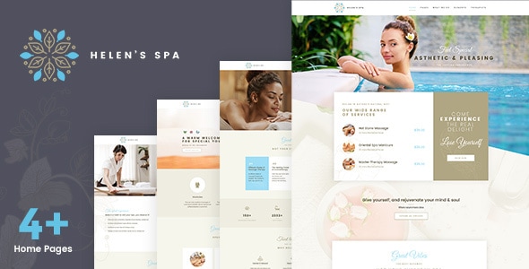 Helen's Spa v2.7 - Beauty Spa, Health Spa & Wellness Theme