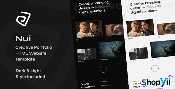 Nui v1.1 - Creative Portfolio Showcase HTML Website Template