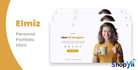 Elmiz - Personal Portfolio Template