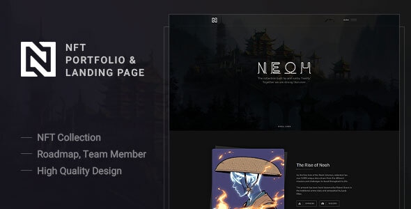 Neoh v1.0 - NFT Portfolio and Landing Page