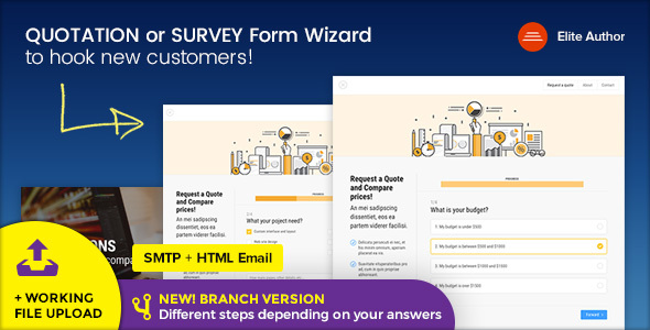Quote v1.8 - Quotation or Survey Form Wizard