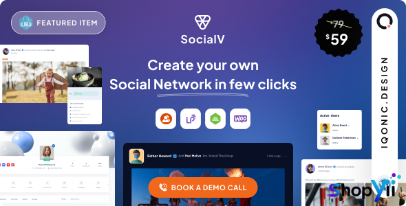 SocialV v1.6.3 - Social Network and Community BuddyPress Theme