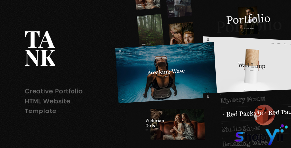 Tank v1.0 - Creative Portfolio Showcase HTML Website Template