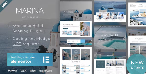 Marina v2.0 - Hotel & Resort WordPress Theme