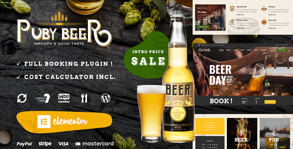 Puby v1.1 - Beer & Brewery WP