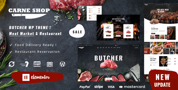 Carne v1.1 - Butcher & Meat Restaurant