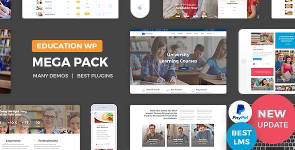 Education Pack v2.0 - Education Learning Theme WP