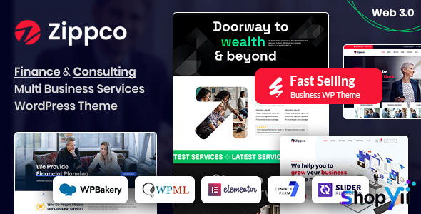 Zippco v1.4 - Business and Finance Consulting WordPress Theme