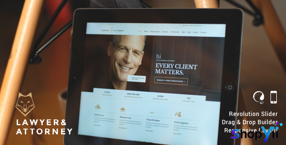 Lawyer & Attorney v24.0 - Theme for Lawyers and Law Firm