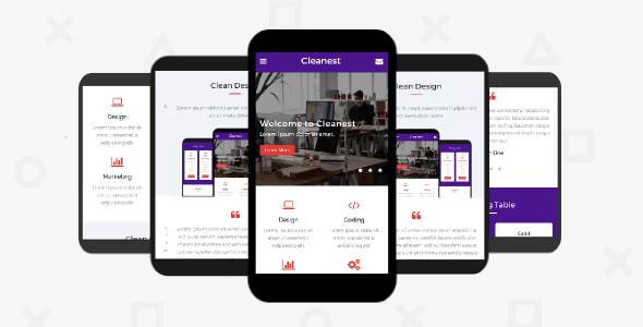 Cleanest v1.0 – Mobile Template