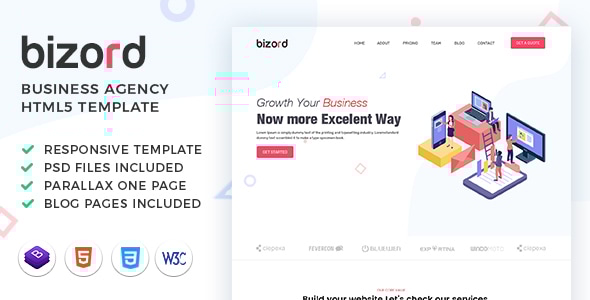Bizord v1.2 - Business Agency HTML Template