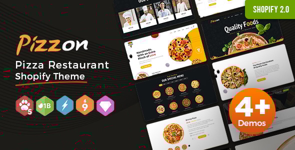 Pizzon v1.0.1 - Pizza Restaurant, Fast Food Shopify Theme