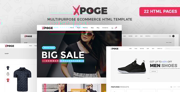 Xpoge v1.0 - Multipurpose eCommerce HTML Template