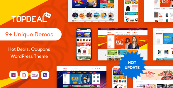 TopDeal v1.8.0 - Multipurpose Marketplace WordPress Theme