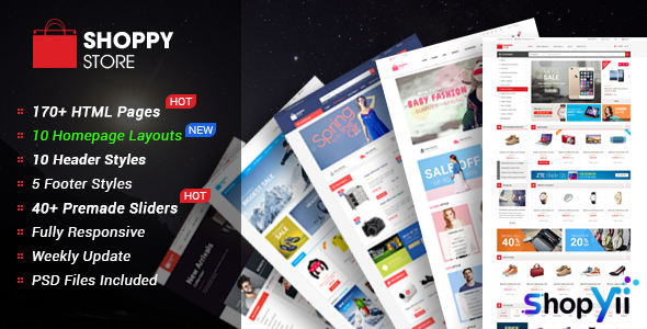ShoppyStore v1.0.0 - Multipurpose eCommerce HTML5 Template