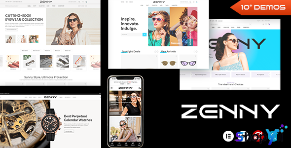 Zenny v1.2 - Eyewear & Glasses Elementor WooCommerce WordPress Theme