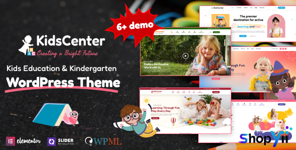 KidsCenter v1.3 - Kindergarten and Kid Care Education WordPress Theme