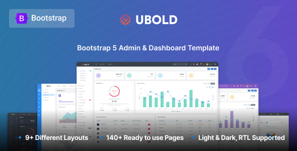 Ubold v4.0.1 - Admin & Dashboard Template