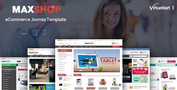 Maxshop v3.9.6 - Multipurpose eCommerce Joomla Template
