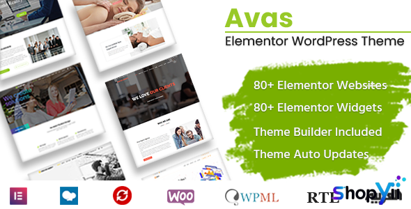 Avas v6.2.5 - Multi-Purpose WordPress Theme