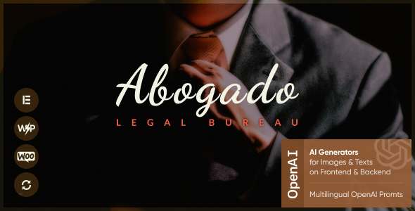 Abogado v1.1 - Lawyer Firm & Legal Bureau WordPress Theme