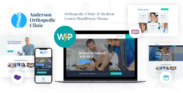 Anderson v1.4.2 - Orthopedic Clinic WordPress Theme