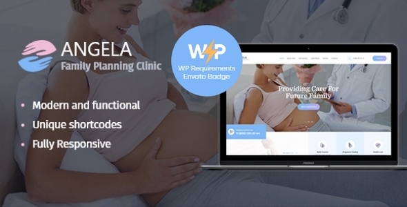 Angela v1.1.5 - Family Planning Clinic WordPress Theme