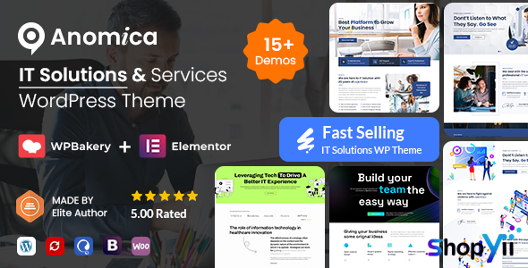 Anomica v4.3 - IT Solutions and Services WordPress Theme