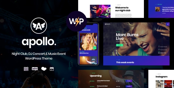 Apollo v1.3.2 - Night Club, DJ Concert & Music Event WordPress Theme