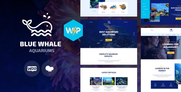 Aqualots v1.1.4 - Aquarium Services WordPress Theme