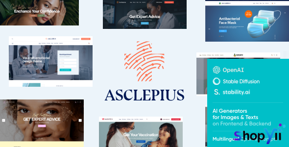 Asclepius v1.0 - Doctor, Medical & Healthcare WordPress Theme
