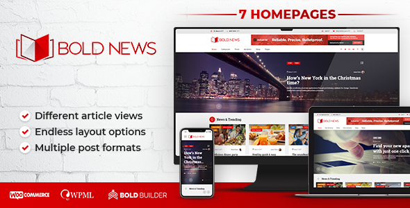 Bold News v1.4.8 - Magazine News Newspaper