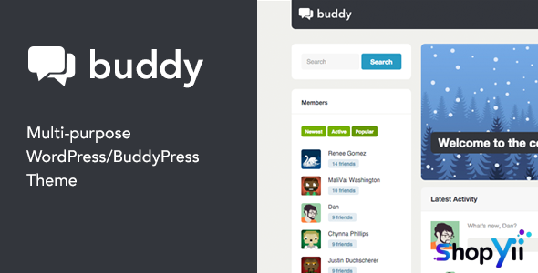 Buddy v2.22.3 - Multi-Purpose WordPress / BuddyPress Theme