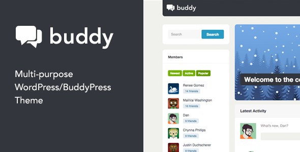 Buddy v2.21.1 - Multi-Purpose WordPress / BuddyPress Theme