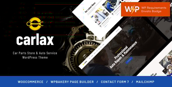 Carlax v1.0.3 - Car Parts Store & Auto Service Theme