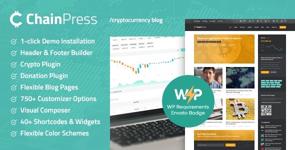 ChainPress v1.0.4 - Financial WordPress Business Blog Theme
