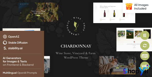 Chardonnay v1.6 - Wine Store & Vineyard WordPress Theme