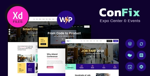 ConFix v1.0.0 - Expo & Events WordPress Theme