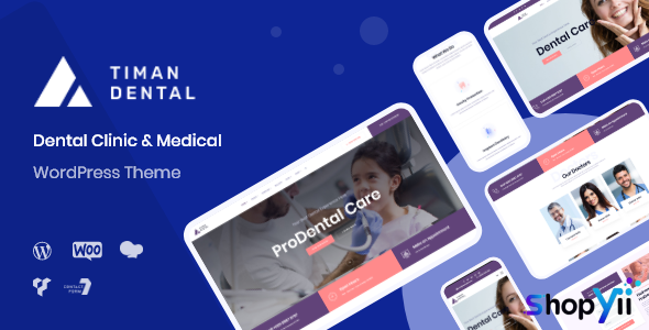 Timan v1.1.8 - Dental Clinic WordPress Theme