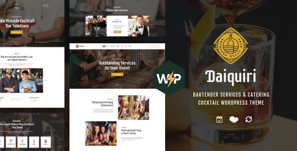 Daiquiri v1.1.1 - Bartender Services & Catering Theme