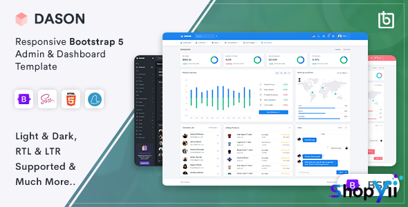 Dason v1.2.0 - Admin & Dashboard Template